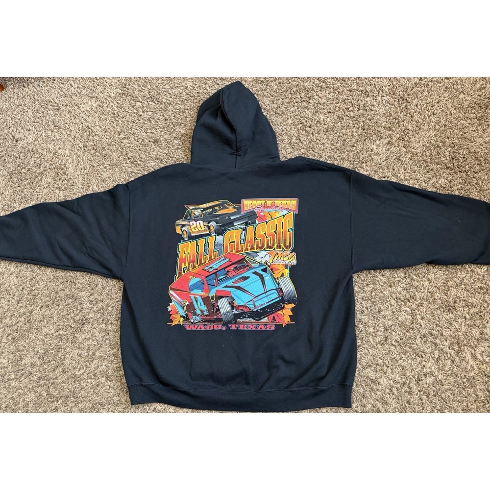 Gildan Fall Classic Vintage "Heart O' Texas Speedway" Waco, TX Hoodie Size XL